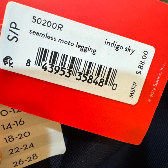 NWT Spanx Moto Leggings - Picture 3 of 3